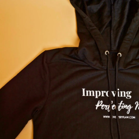 "Improving Me" Cropped Hoodie